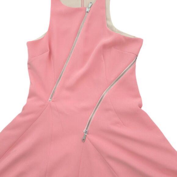 Fit Flare Rebecca Minkoff Pink Size 4 (Small) Dress - Picture 3 of 6